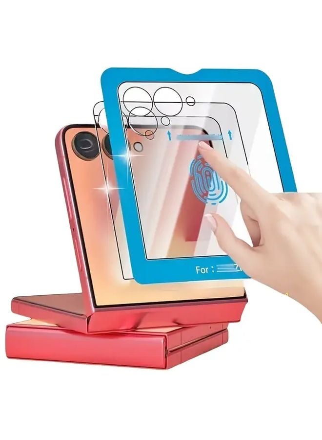 Samsung Galaxy Z Flip 6 Screen Protector Tempered Glass Film - Image 2
